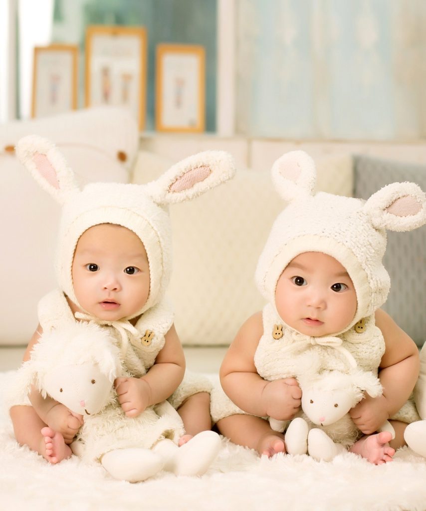 babies, twins, brother, sister, siblings, cute, bunny, costume, portrait, sitting, newborn, baby photoshoot, baby portrait, babies, twins, twins, twins, twins, twins
